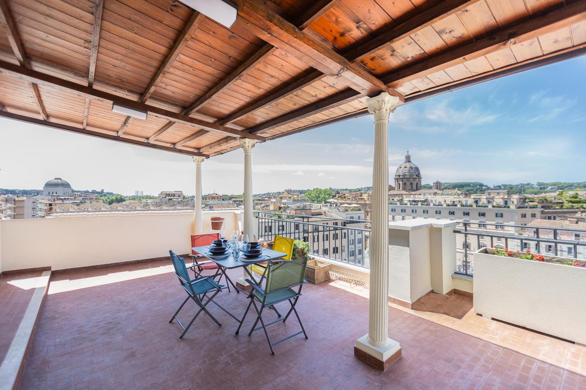 Argentina Penthouse By Rental In Roma Eksteriør bilde